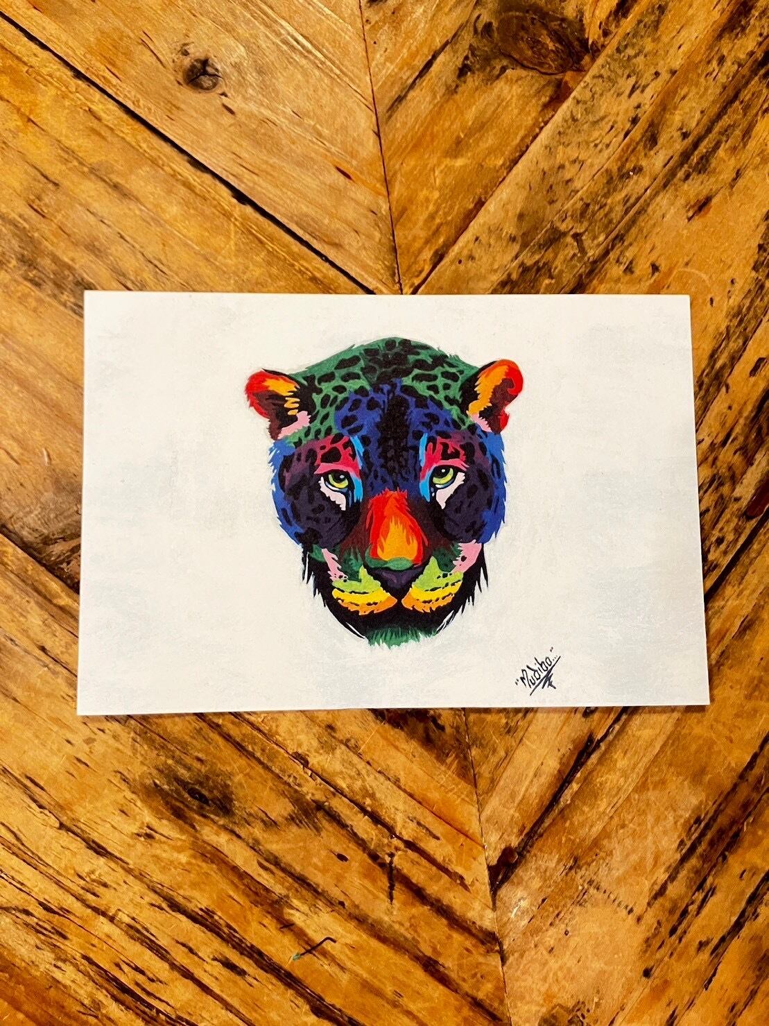 ポストカード = leopard =