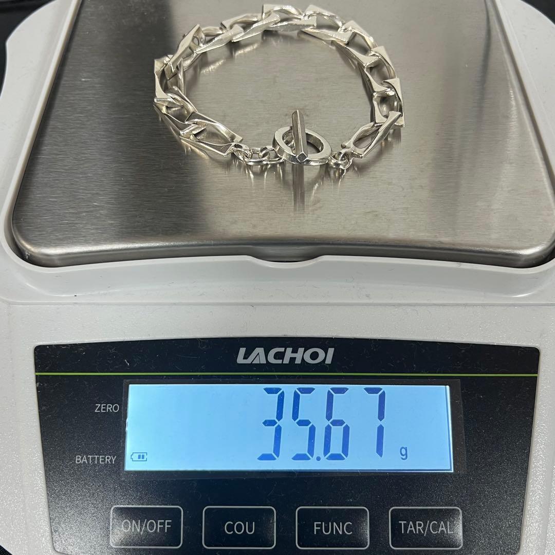 グッチ GUCCI フィガロチェーン トグル ブレスレット SV925 | Refind