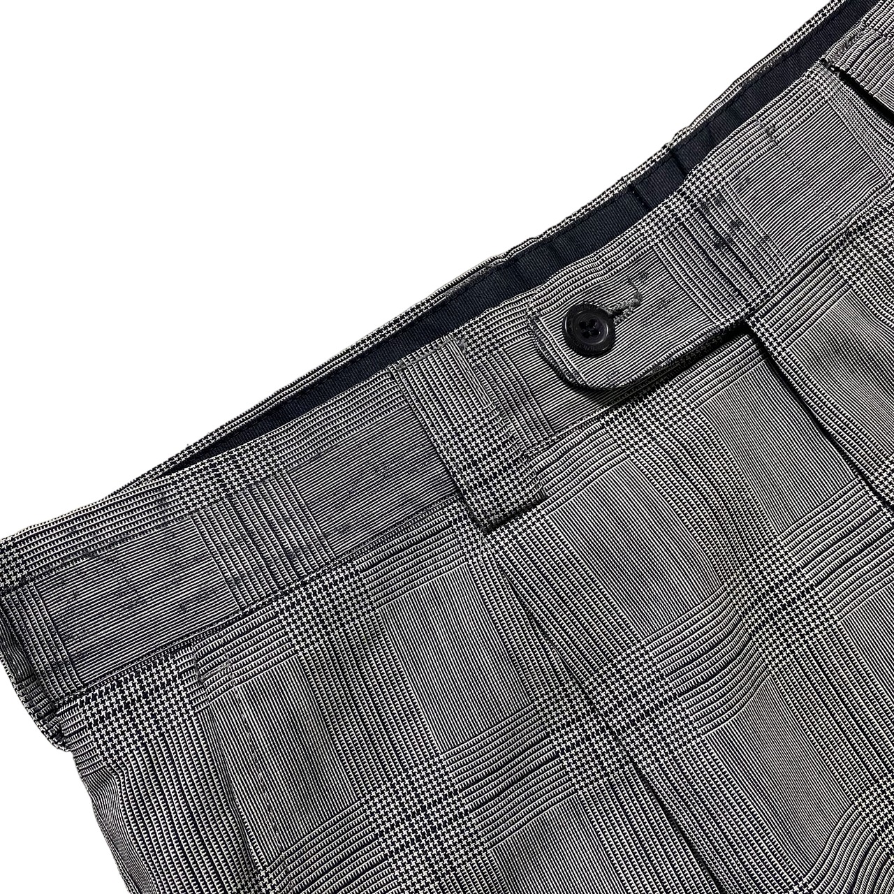 vintage VERSACE CLASSIC V2 glen check slacks