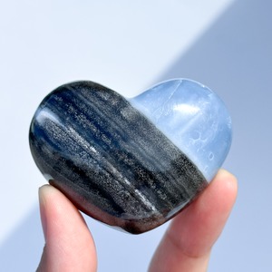 ブルーオパール ハート42◇ Blue Opal ◇ 天然石・鉱物・パワーストーン
