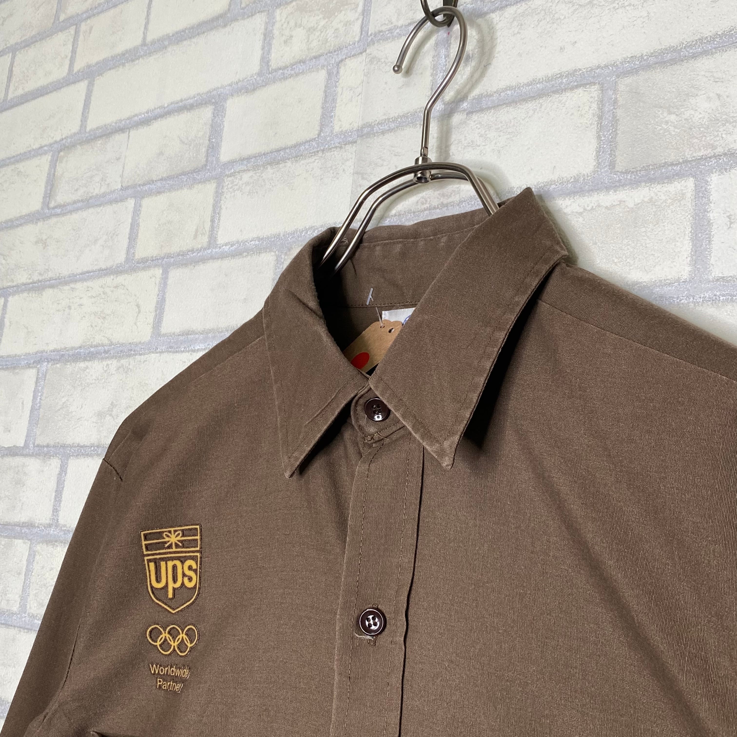 Made in USA】Riverside 長袖ワークシャツ L プリント UPS | 古着屋 