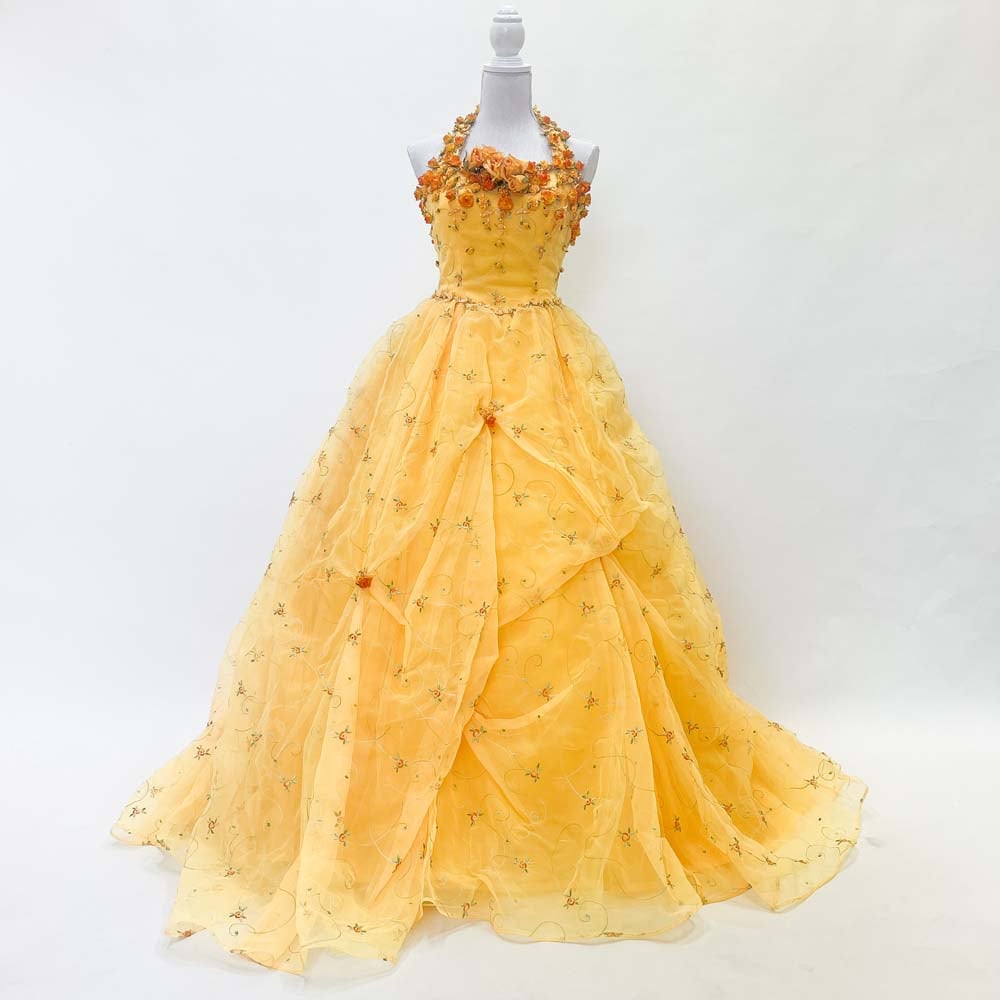 黄色新品ドレス