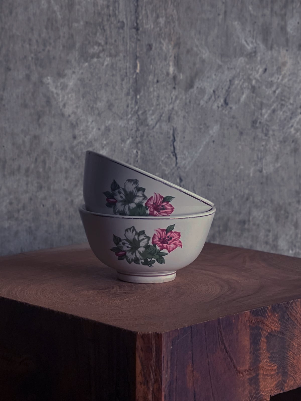 中国製造／ヴィンテージ喇叭花茶碗 | 333 & tay - Delivery Service