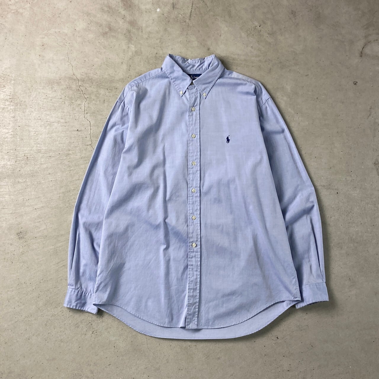 90年代 Ralph Lauren ラルフローレン YARMOUTH 長袖シャツ メンズXXL 