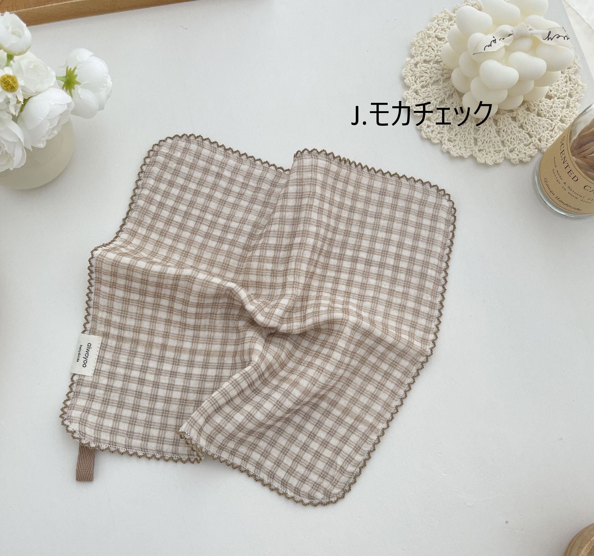 10color ガーゼハンカチ