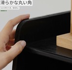 ラダーシェルフ 天然木 多段ディスプレイラック 本棚 収納棚 スリム 省スペース モダン