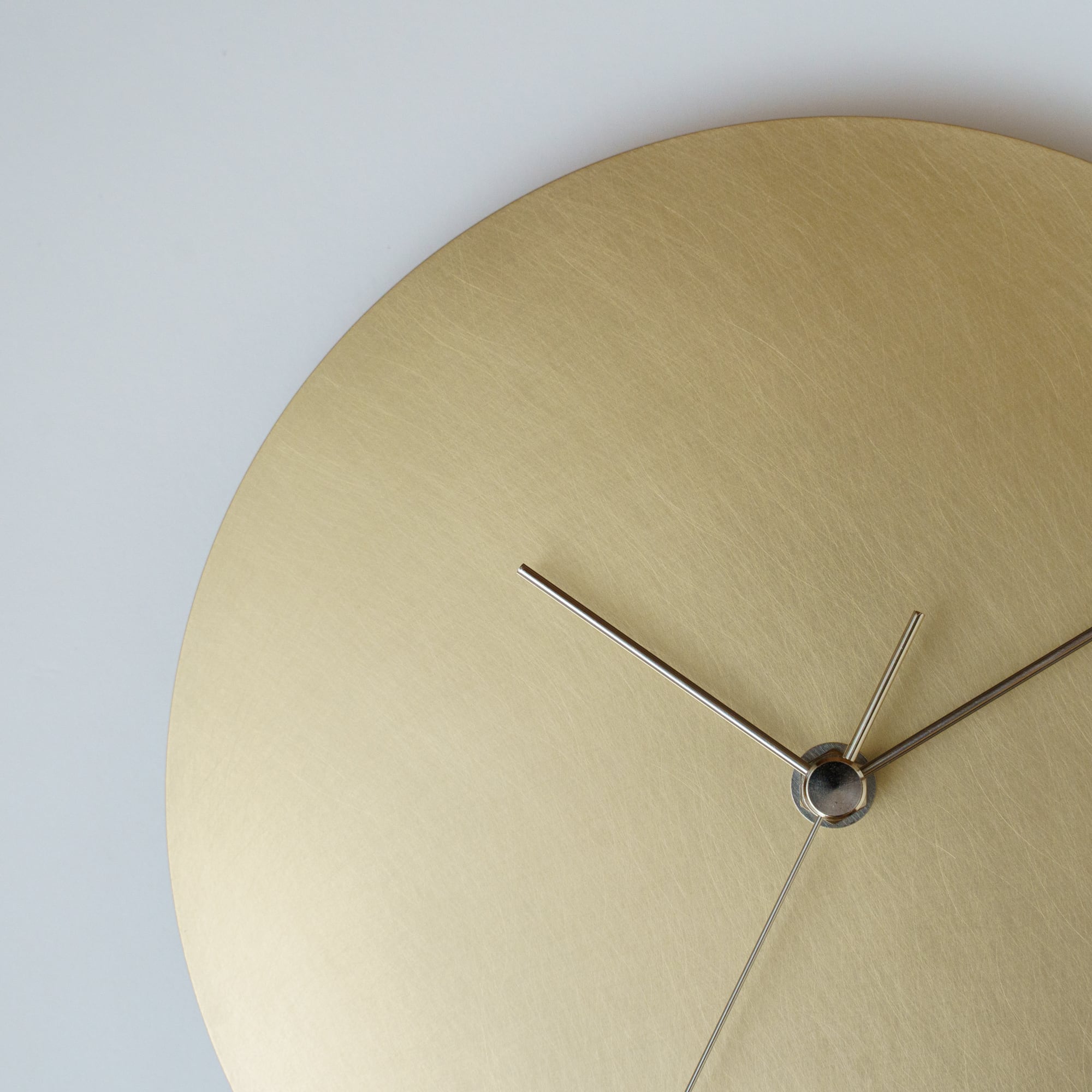 minimal wall clock 220 _ plain / brass 壁掛け時計 220 無地 / 真鍮