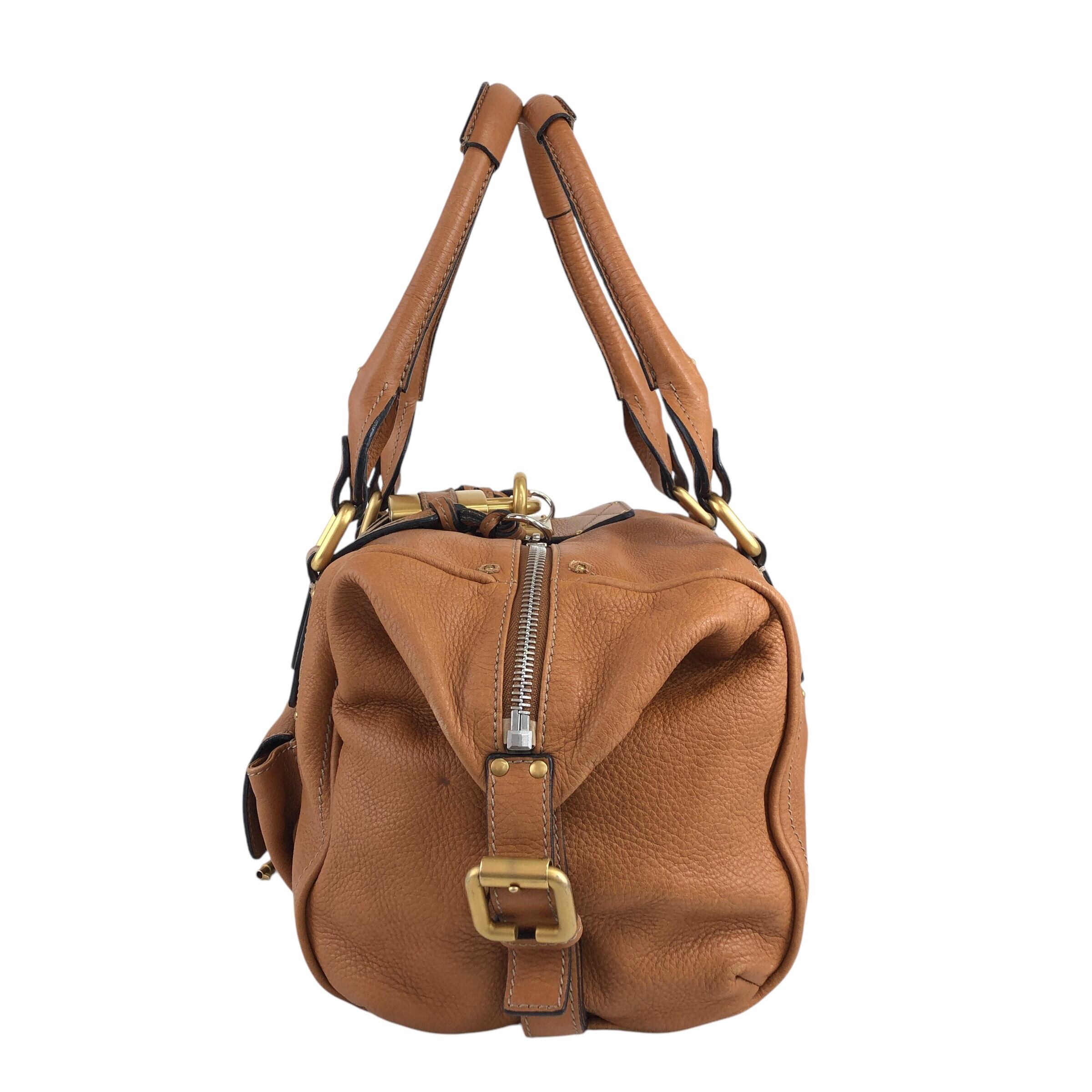 Chloe クロエ ハンドバッグ ブラウン パディントン レザー