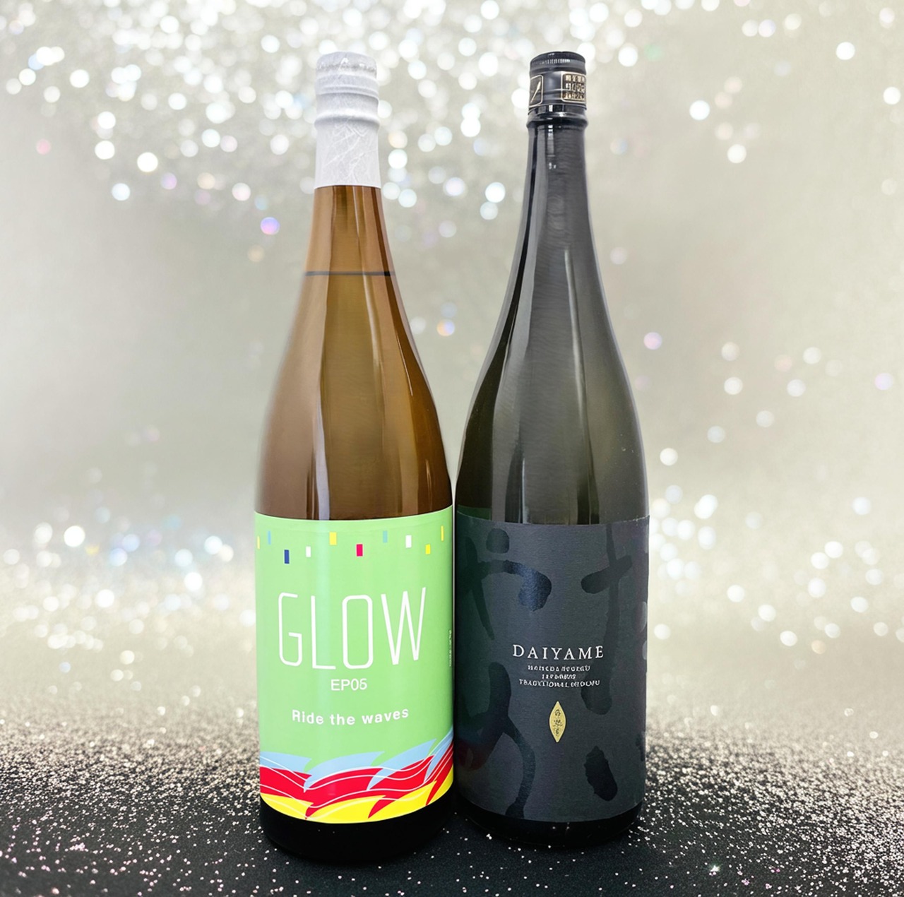 【御挨拶・ご贈答用に】芋焼酎  GLOW EP05　25%  &　だいやめ～DAIYAME～　1.8L２本セット