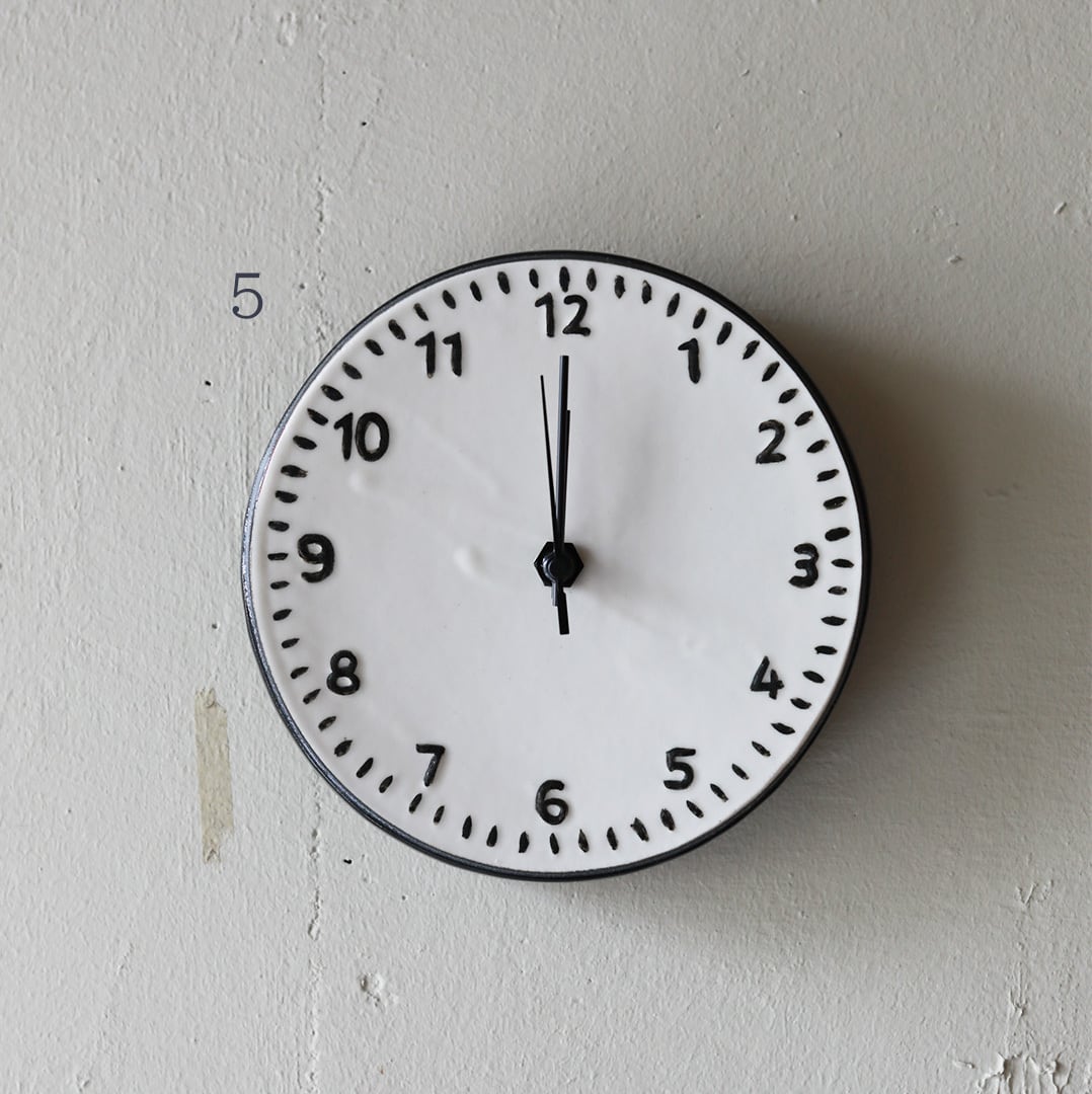 CANASA (カナサ) 壁掛け時計 磁器製 [大] 1~10 | FREEPARK