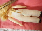 ブルーグレー布花ドレス　「Nancy Ann Story Book Doll」（くすみあり） 画像18