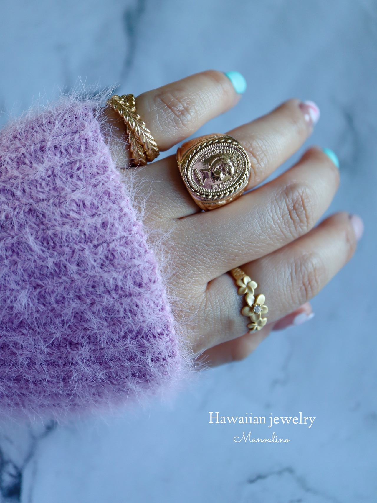 Princess Ka'iulani ring  Hawaiian jewelry(プリンセスカイウラニ コインリング、指輪ハワイアンジュエリー)