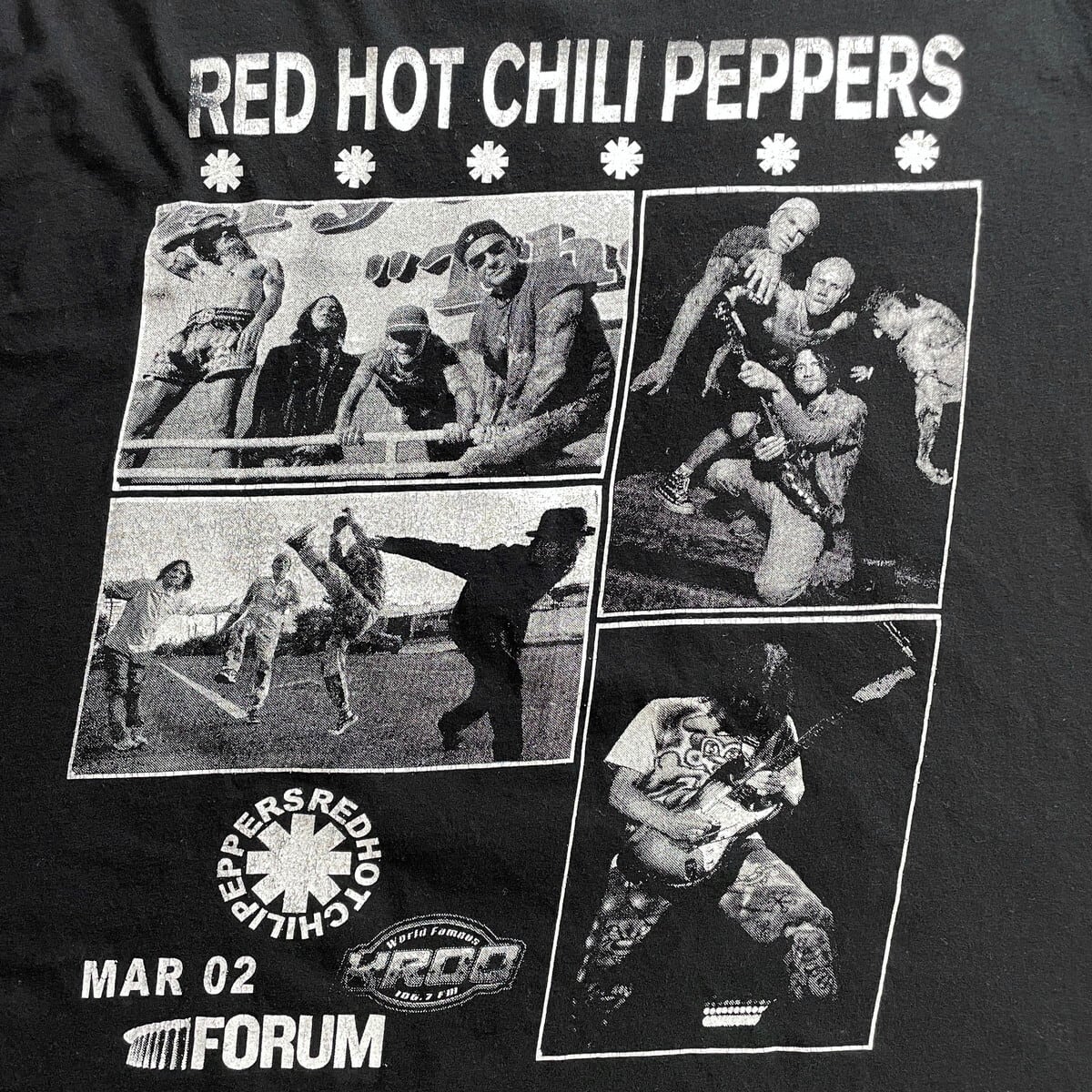 Red Hot Chili Peppers レッチリ THE FORUM フォトプリント Tシャツ