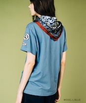 【先行販売】CL TMプリントベーシックTシャツ (L/BLUE) CQ-49001