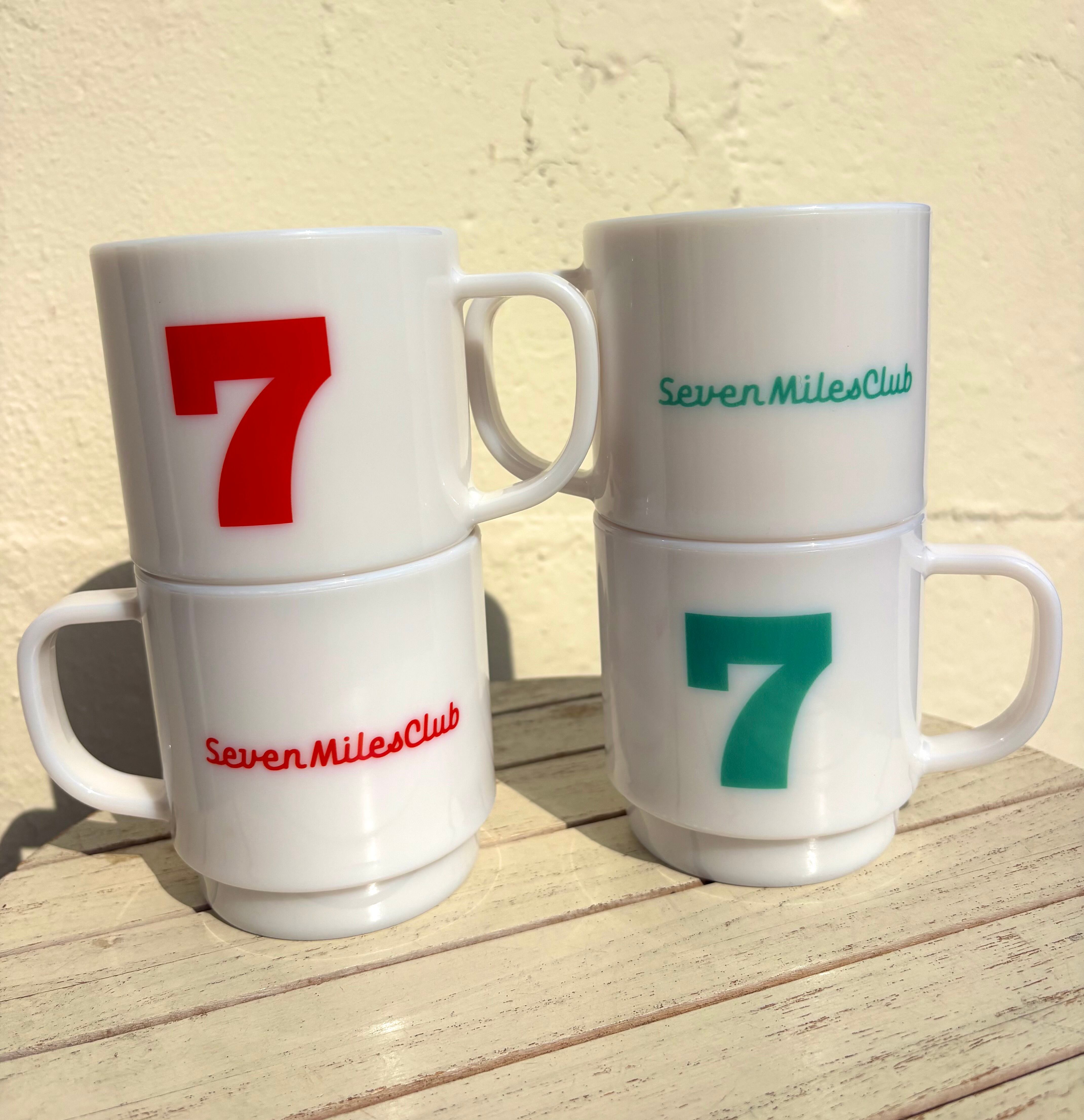 100%リサイクルプラスチックのオリジナルマグカップ Msize | 7milesclub