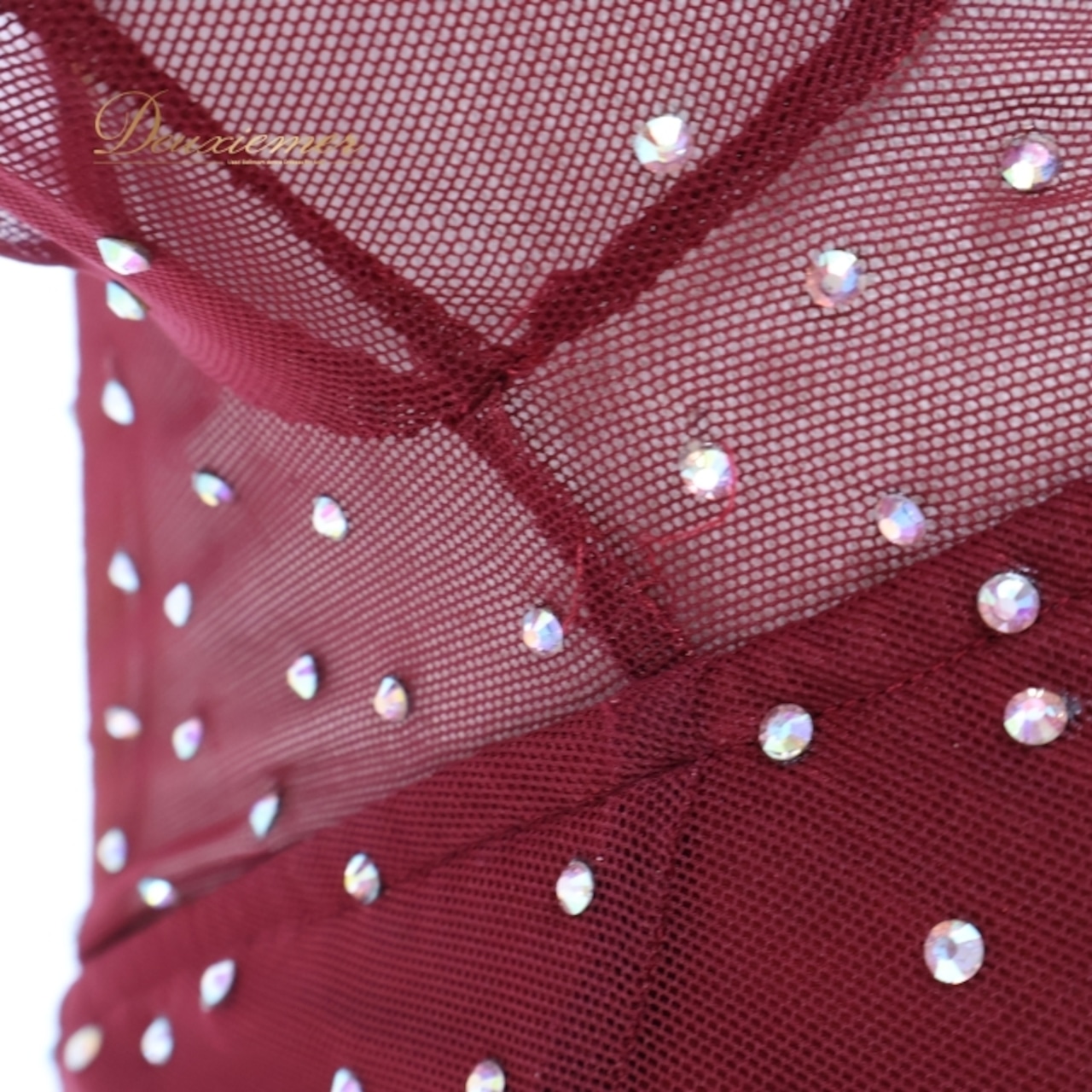 社交ダンス 衣装 スタンダードドレス ワンピース ドレス スタンダード ワインレッド ゴールド 金 赤 デモ 競技 ダンス パーティ 発表会 上品 フロート レース 華やか レッド系 エレガント 輝き 高級感 おしゃれ 美しい フォーマル ステージ コスチューム