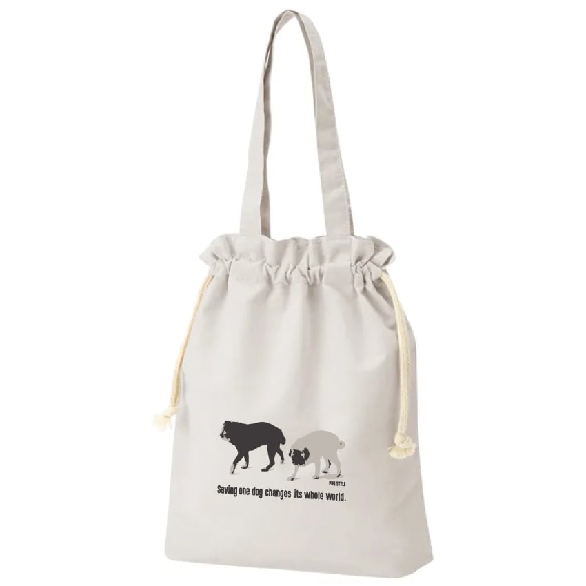 2026チャリティー巾着トート【グレー】