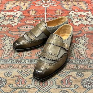 EDWARD GREEN KILTIE STRAP LOAFERS《7 E》