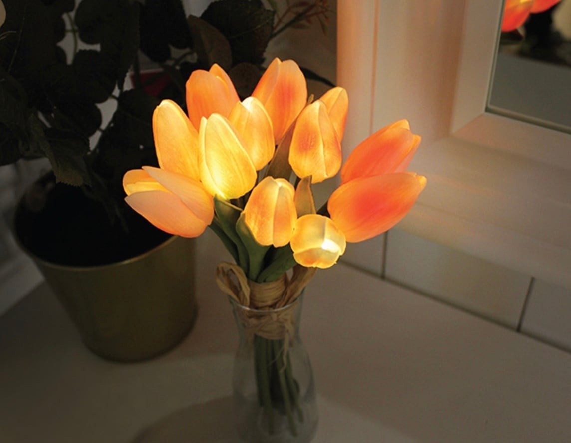 tulip flower bouquet LED light 4colors / チューリップ ライト 韓国