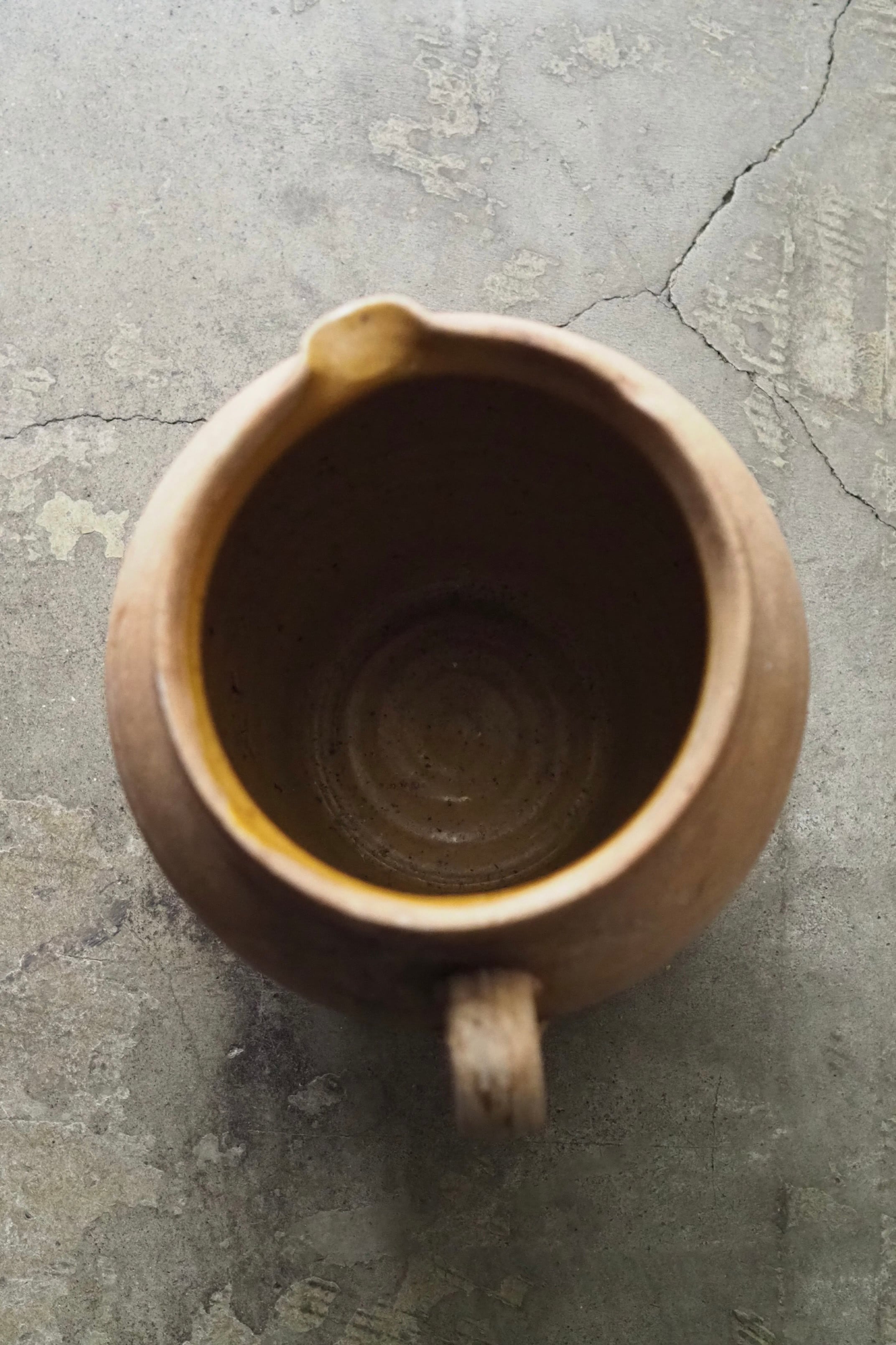 アンティーク素焼きの水差し-antique pottery pitcher | アンティーク