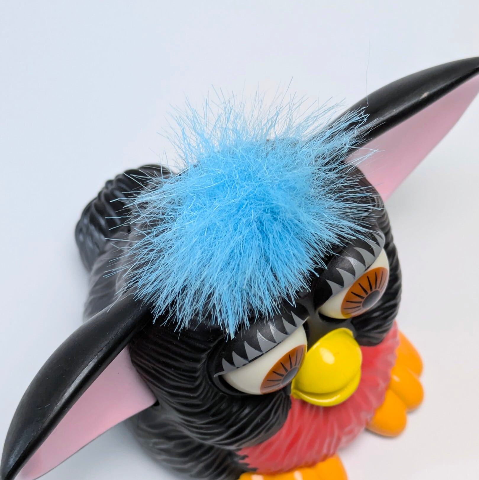 ☆ VINTAGE1998 ☆【 McDonald's × Furby ( ファービー )】 1998年マクドナルドミールトイ『ブラック ブルーヘアー』ハッピーミール　〚アメリカン雑貨 アメトイ〛