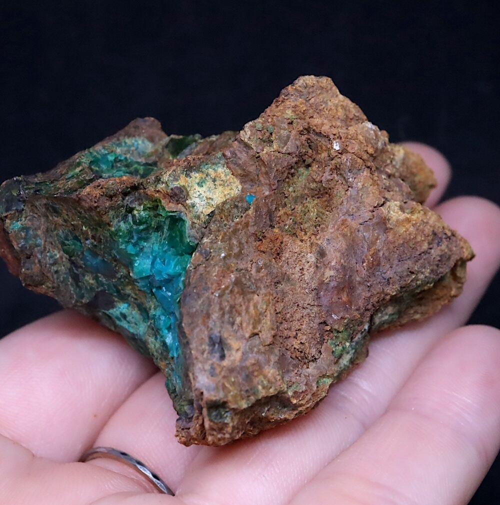 クリソコラ 珪孔雀石 孔雀石 50,4g CHS120 鉱物 原石 天然石