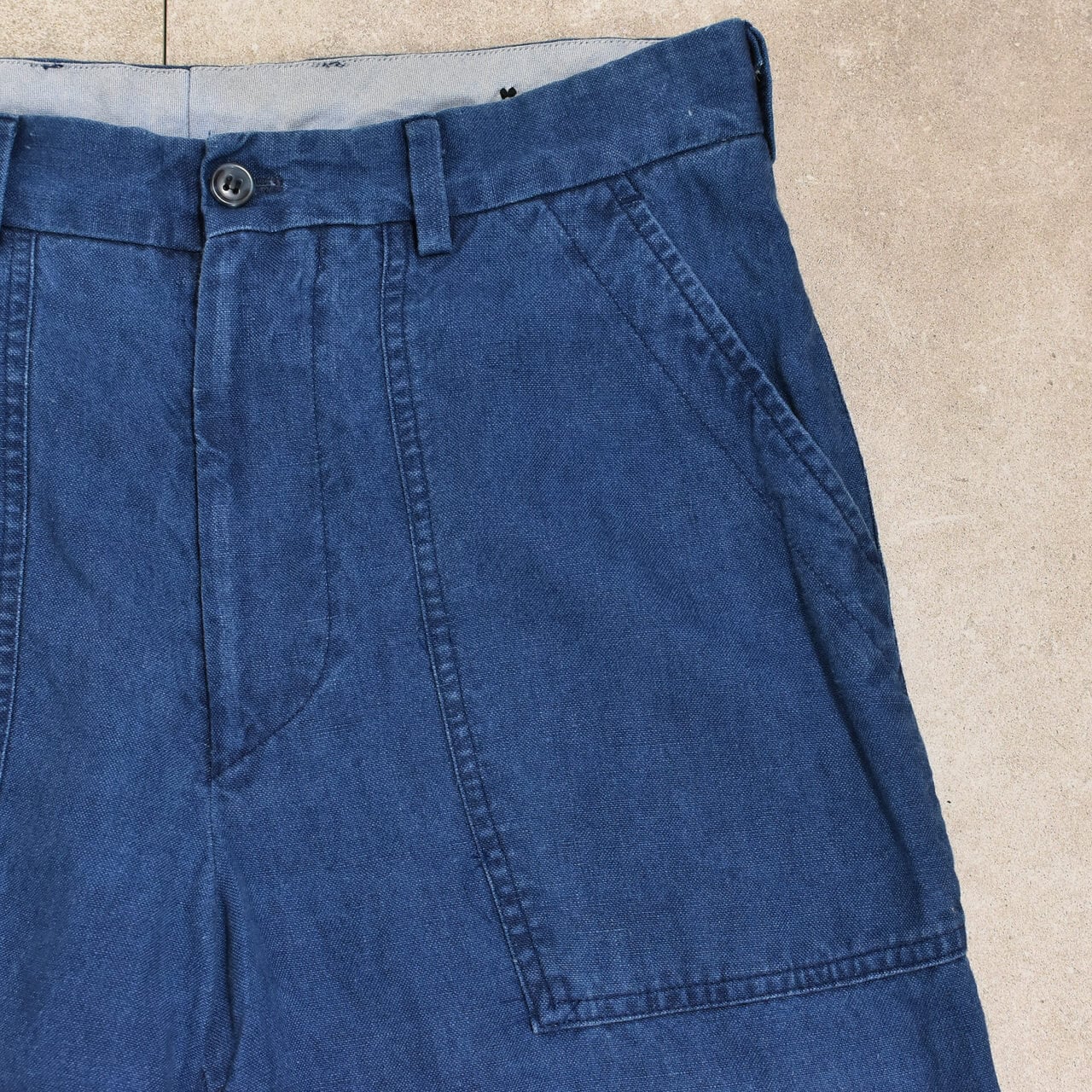 BERNARD ZINS 90s フランス製　ベイカーパンツ 90s BERNARD ZINS linen baker pants | 古着屋 grin days memory