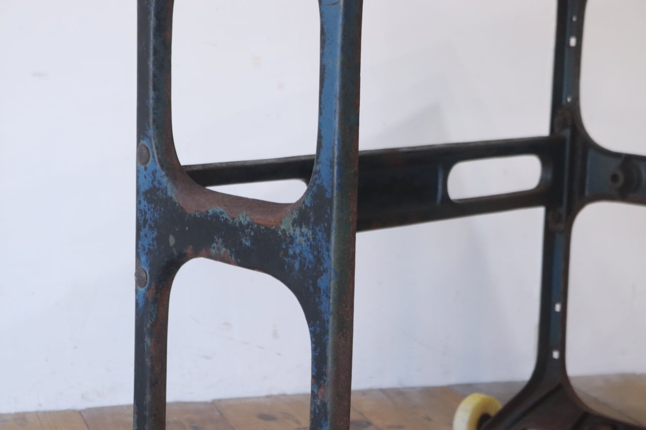 ヴィンテージ 作業台 テーブル 机 展示台 インダストリアル 天板 無垢