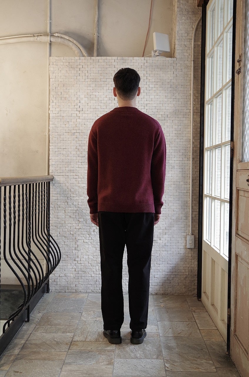 Hand Framed Super Merino Mock P/O