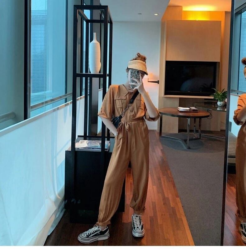 5部袖 オールインワン　AJ33167-3121