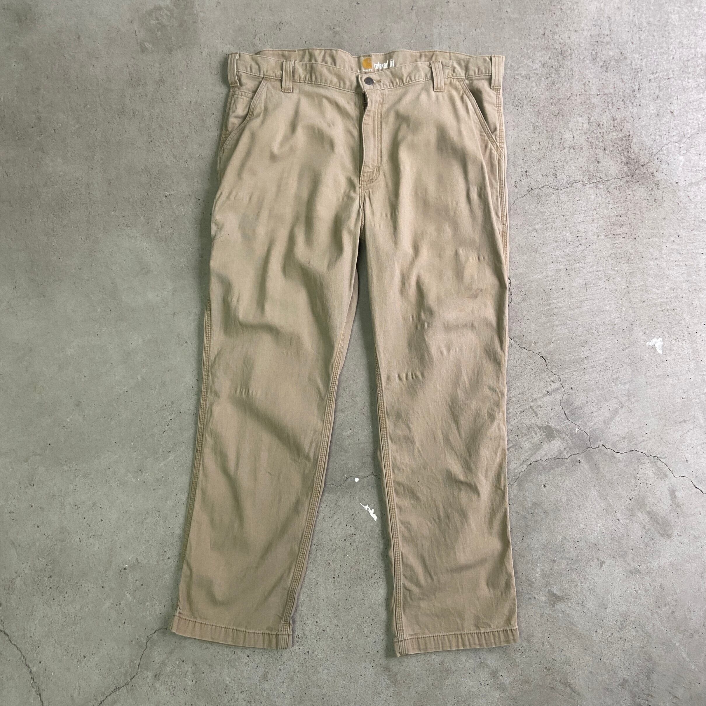 Carhartt ダック地 ワークパンツ ストレッチ チャコール  W40