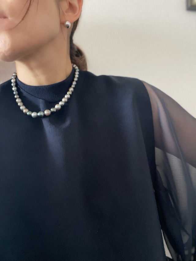 南洋黒蝶真珠ネックレス