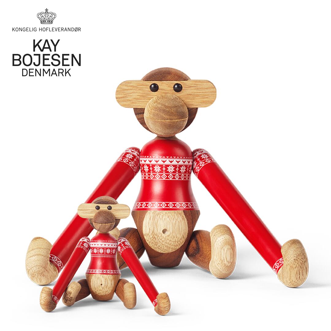 KAY BOJESEN（カイボイスン） モンキー ミニ◆　赤 ONLINE限定】クリスマスジャンパー モンキー ミニ 2024 / Monkey