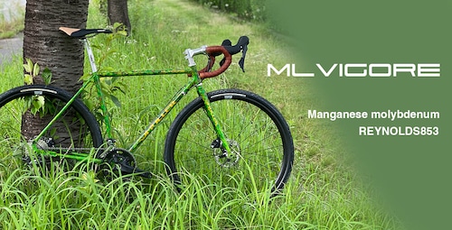NEW 「MLvigore」Gravel BIKE　Frame & Fork set　(MADE in JAPAN）(built to order, delivery approx. around over 6 months)
