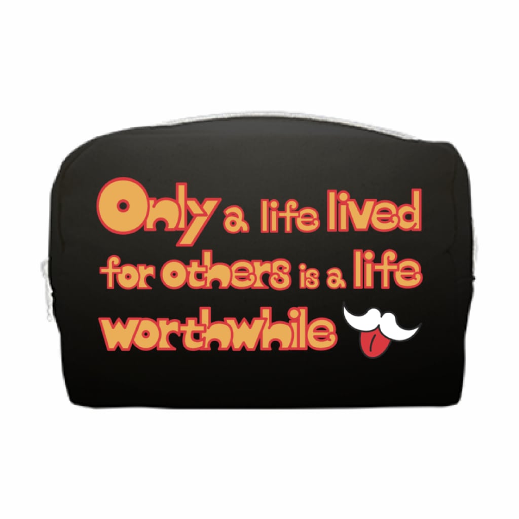 DHD(M)025【キャンバスファスナーポーチ（ナイトブラック）　アインシュタインⅡ】