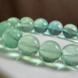 爽やかミントグリーンフローライト・ブレスレット