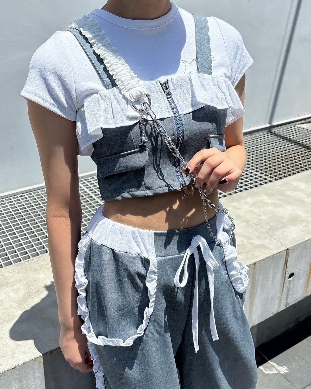 フリルモバイルストラップ&チョーカー | BANK