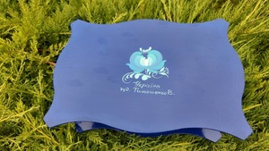 ペトリキウカ塗りのジュエリーボックス 24cm（ティモシェンコ作）ウクライナ製