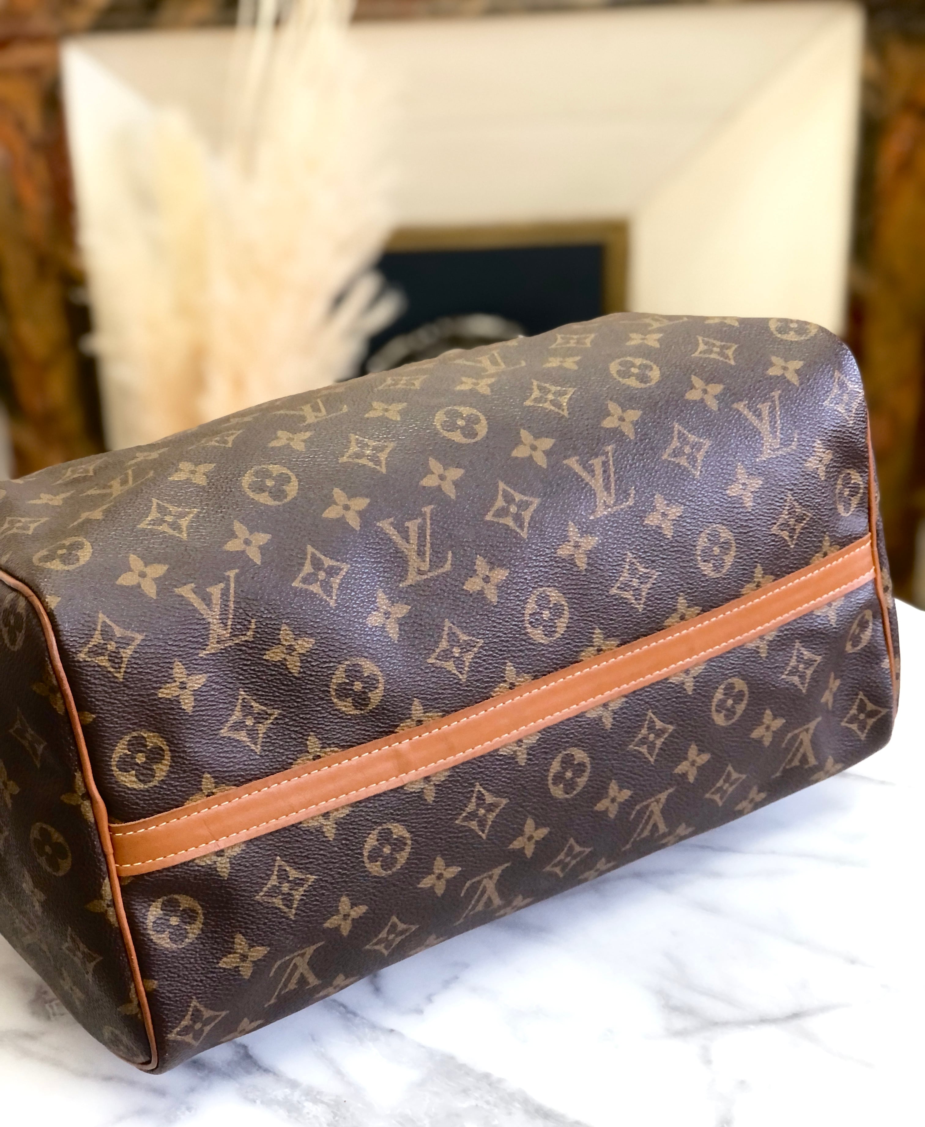 LOUIS VUITTON ルイ ヴィトン モノグラム 北米限定 紐タグ スピーディ