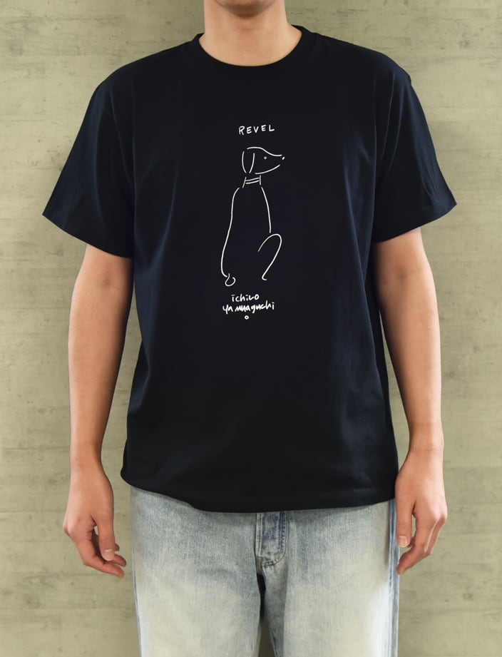 山口一郎さん × REVEL T-shirts ブラック | revel ｜ ペット用品 犬