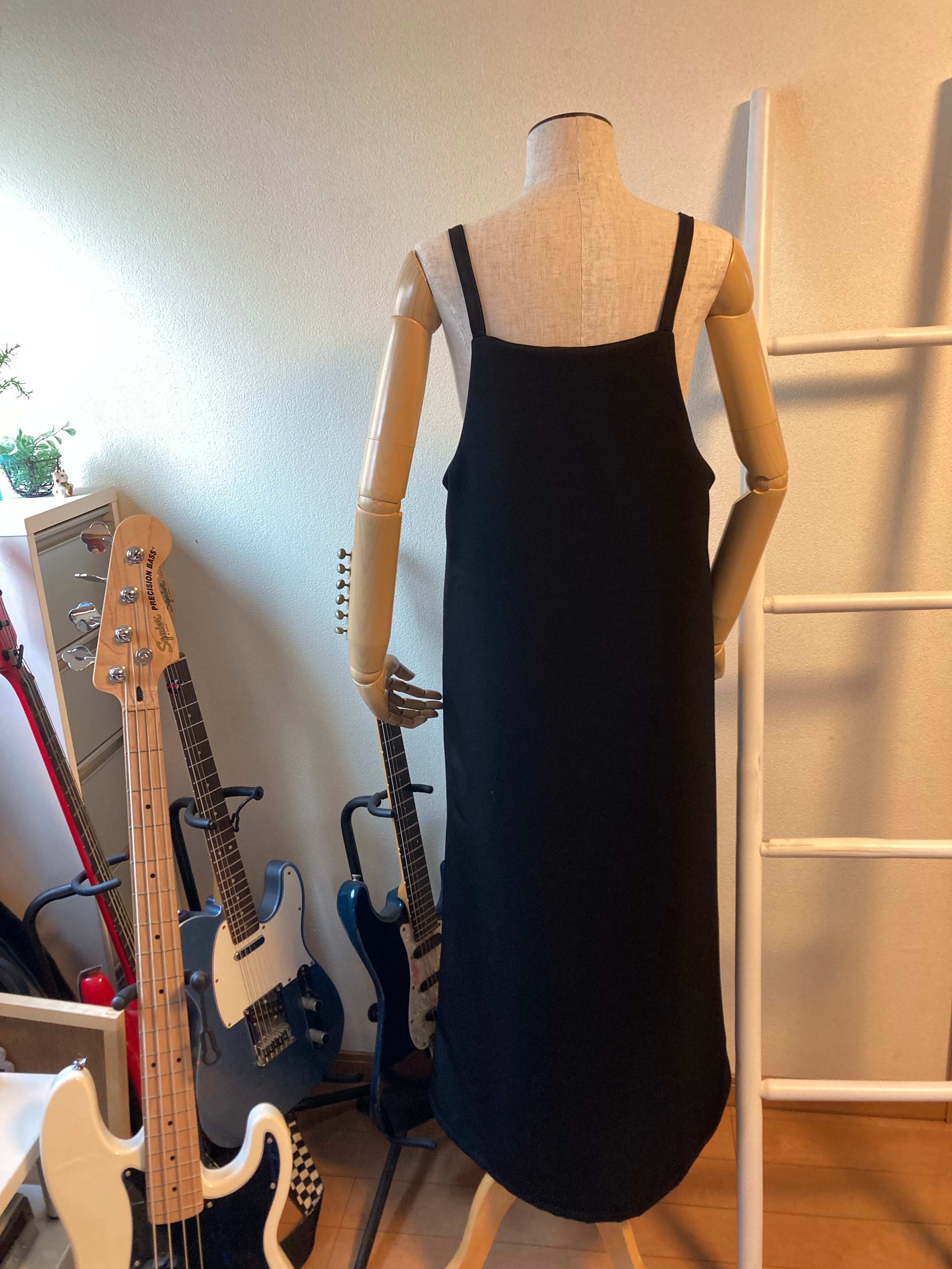 古布　リメイク　キャミソール型　ジャンバースカート　格子　（253） 古布 リメイク キャミソール型 ジャンバースカート 格子 （253