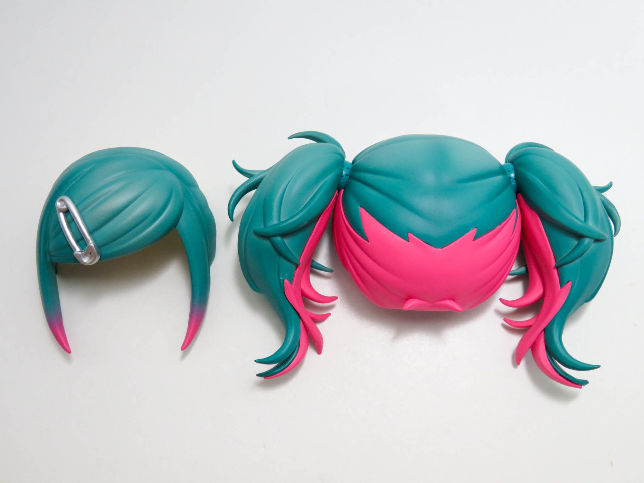 再入荷(A−ランク)【2193】 初音ミク 教室のセカイVer. 髪パーツ ツインテール ねんどろいど