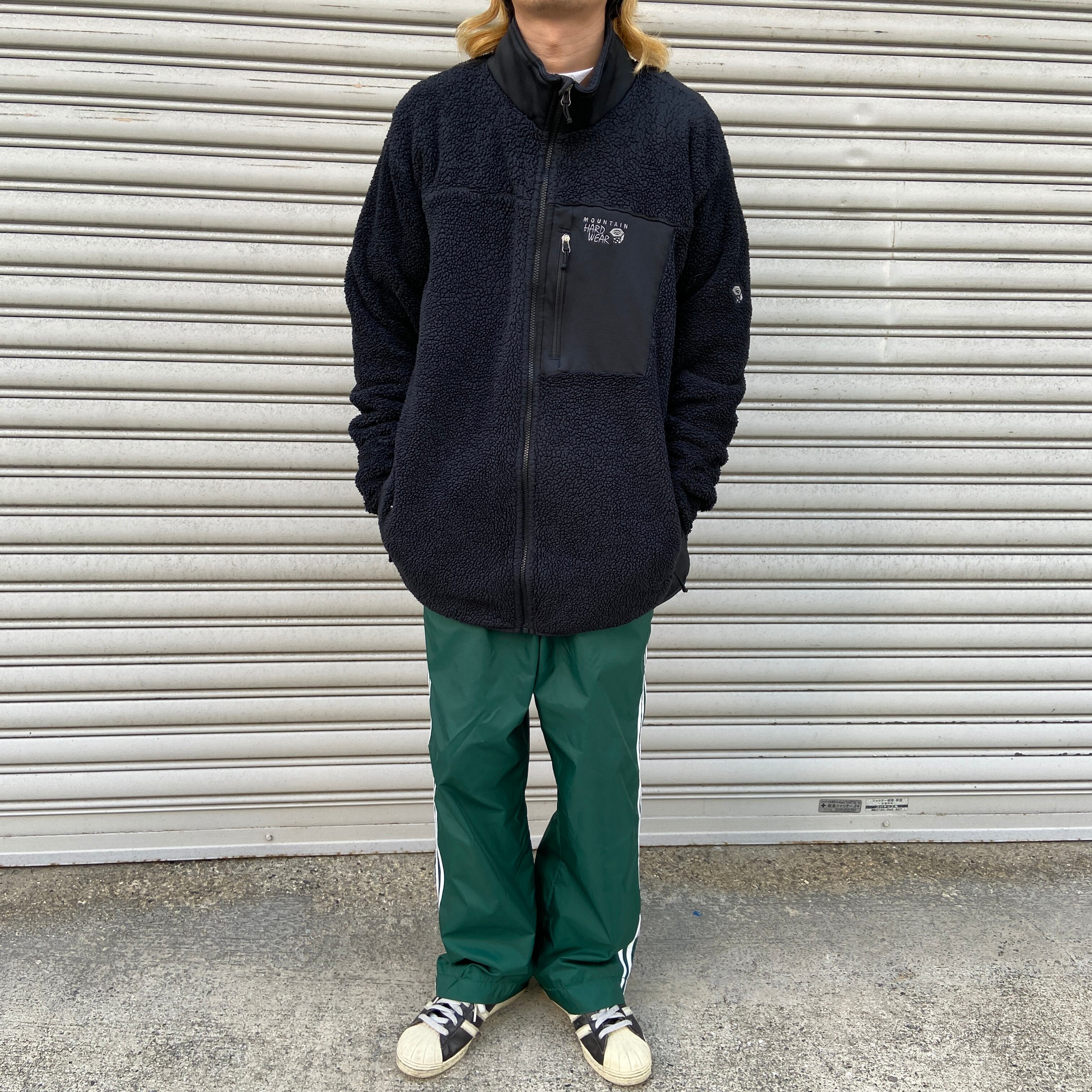 010012● MOUNTAIN HARD WEAR ボア ジャケット S