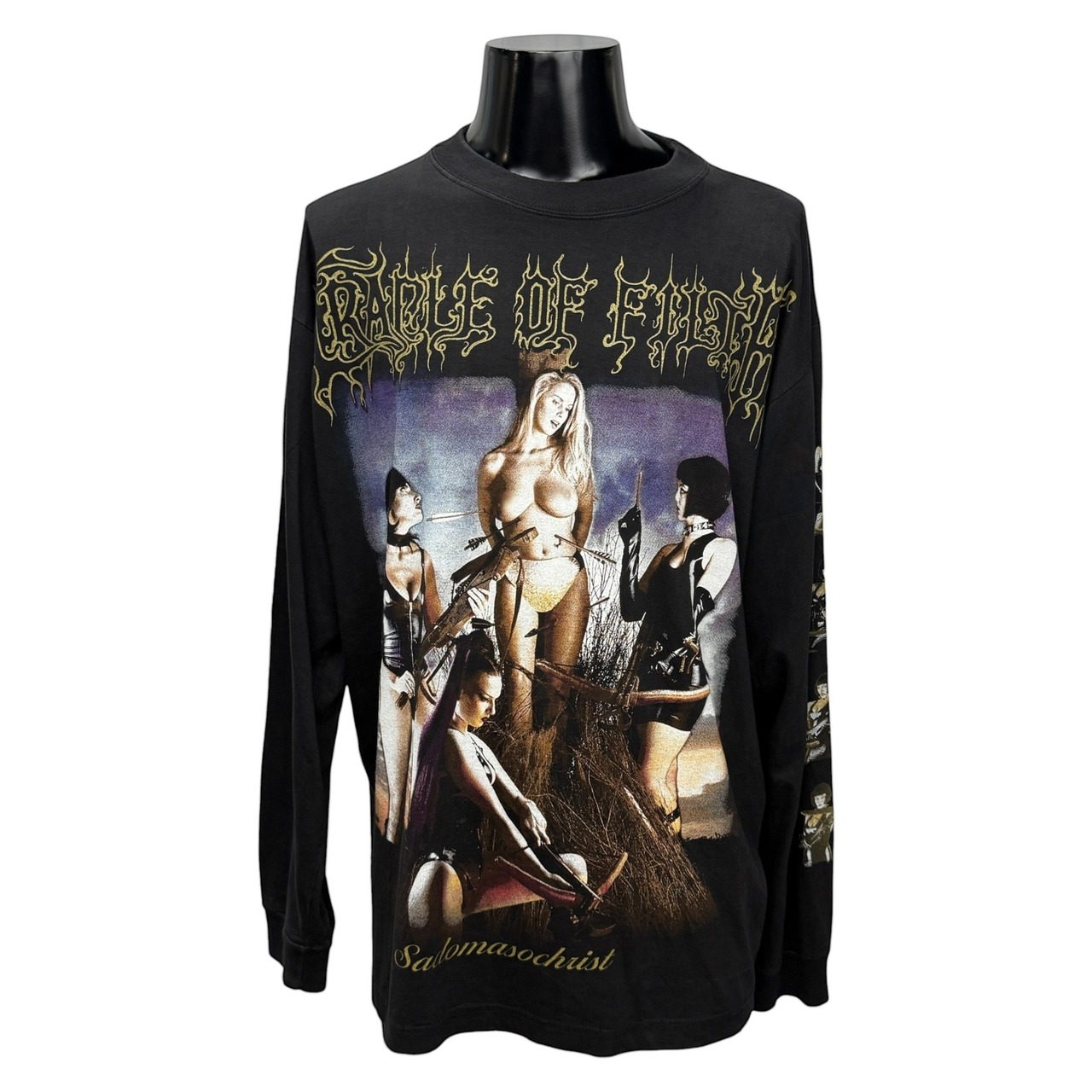 【CRADLE OF FILTH】クレイドル・オブ・フィルス "VAMPEROTICA / SIN TO BE FORGIVEN" 90's Vintage ロングスリーブTシャツ
