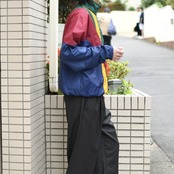 London Fog switching design nylon blouson