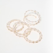 [ROSE] 淡水パール２連バングル