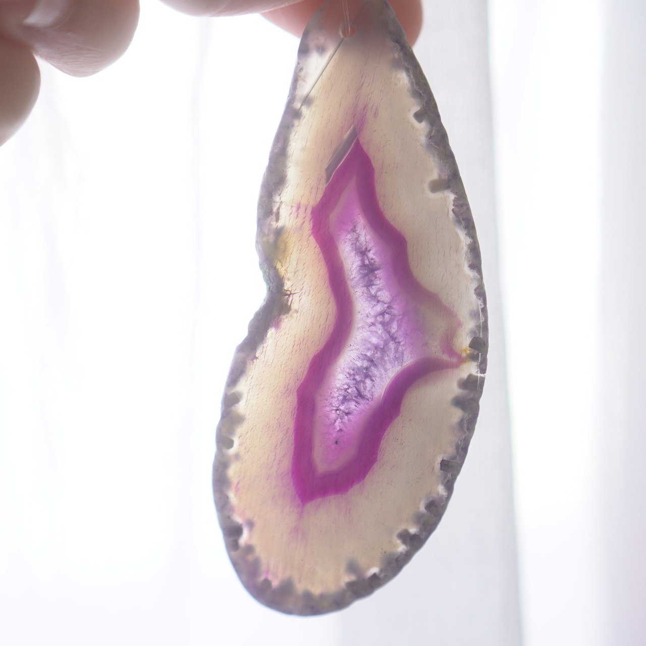 Clear Rainbow 05 - アゲートヒーリングチャイム / Agate Sun Catcher Wind Chime 227