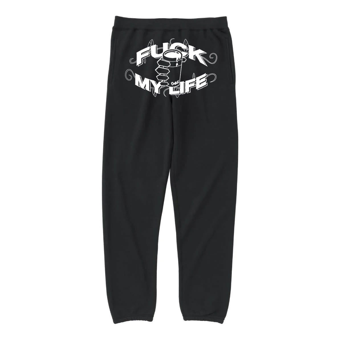 fuck my life スウェットパンツ FUCK MY LIFE & FLEXWITME