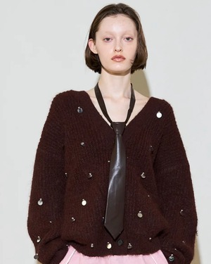 【MAISON SPECIAL】Spangle Knit Cardigan
