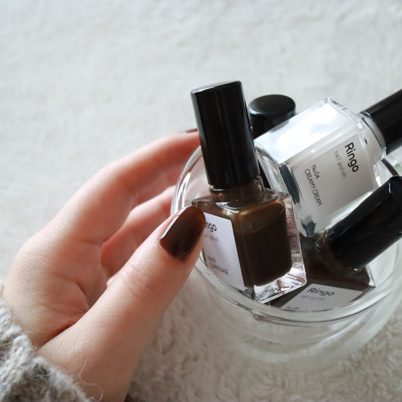 No.05 COFFEE BASE | Ringo nail polish